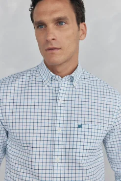 Hombre Pedro del Hierro Camisas>Camisa non iron oxford cuadros