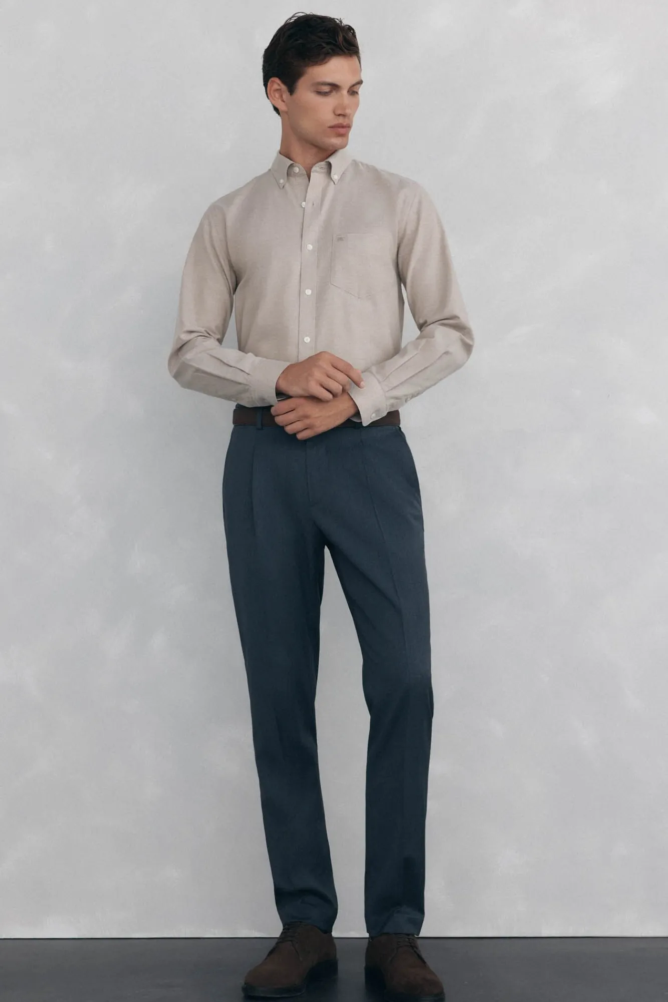 Hombre Pedro del Hierro Camisas>Camisa non iron oxford liso
