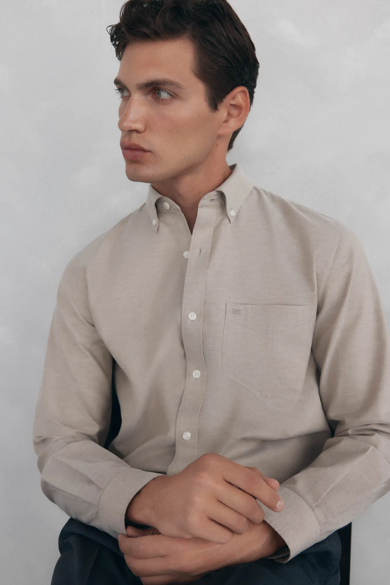Hombre Pedro del Hierro Camisas>Camisa non iron oxford liso