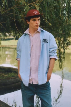 Hombre Springfield Camisas>Camisa oxford bordado