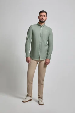 Hombre Street Monkey Camisas>Camisa Oxford con logo