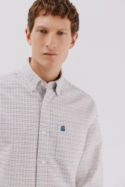 Hombre Cortefiel Camisas>Camisa oxford cuadros