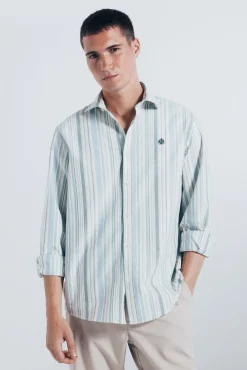 Hombre Springfield Camisas>Camisa oxford ligero rayas