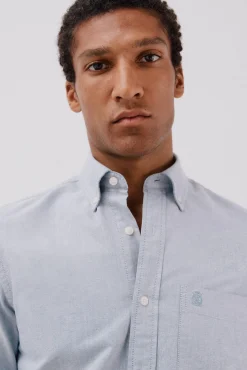 Hombre Cortefiel Camisas>Camisa oxford lisa