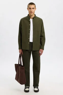 Hombre Selected Camisas>Camisa Oxford Regular Fit.