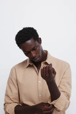 Hombre Springfield Camisas>Camisa oxford tinte en prenda