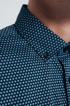 Hombre Springfield Camisas>Camisa popelín micro estampado