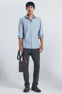 Hombre Springfield Camisas>Camisa popelín rayas