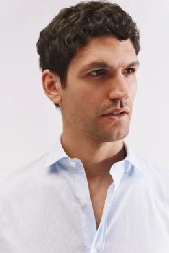 Hombre Cortefiel Camisas>Camisa rayas algodón