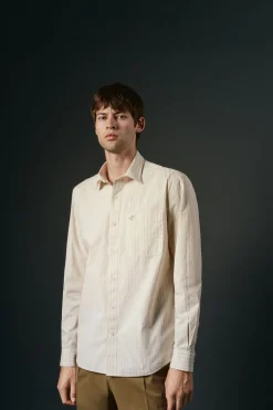 Hombre OOTO Camisas>Camisa rayas estructura