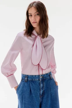 Mujer TFP by Tamara Falcó Blusas>Camisa rayas lazo