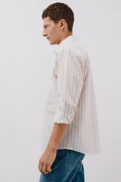 Hombre Cortefiel Camisas>Camisa rayas popelín