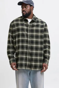 Hombre Jack & Jones PLUS Camisas>Camisa regular fit cuadros PLUS