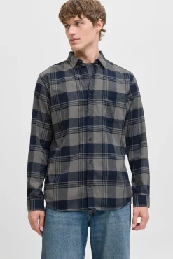 Hombre Jack & Jones Camisas>Camisa regular fit cuadros