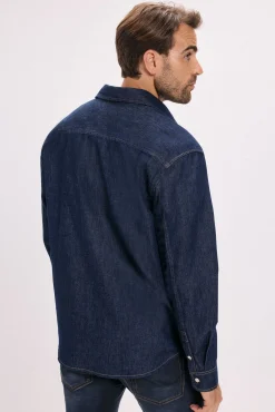 Hombre Jack & Jones Camisas>Camisa regular fit denim