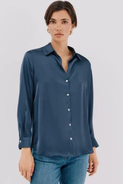Mujer Cortefiel Blusas>Camisa satinada