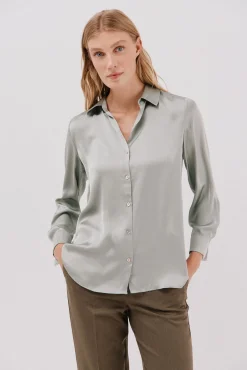 Mujer Cortefiel Blusas>Camisa satinada