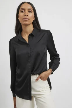 Mujer Vila Blusas>Camisa satinada