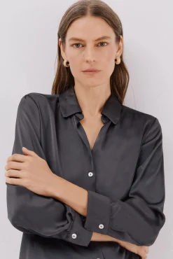 Mujer Cortefiel Blusas>Camisa satinada