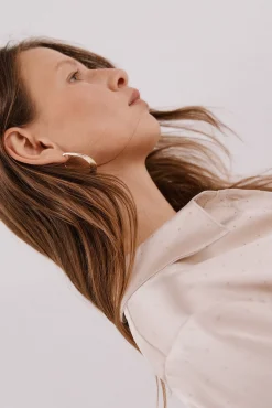 Mujer Cortefiel Blusas>Camisa satinada brillos