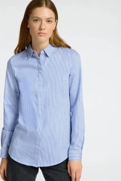 Mujer Selected Blusas>Camisa Slim Fit confeccionada con algodón orgánico