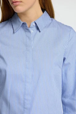 Mujer Selected Blusas>Camisa Slim Fit confeccionada con algodón orgánico