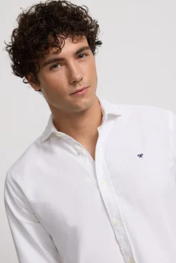 Hombre Silbon Camisas>Camisa sport oxford cutaway