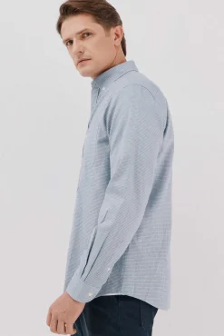 Hombre Cortefiel Camisas>Camisa twill cuadros