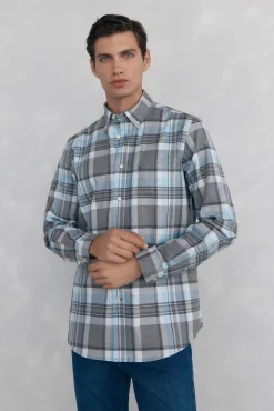 Hombre Pedro del Hierro Camisas>Camisa twill cuadros