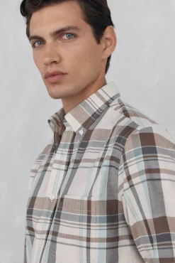 Hombre Pedro del Hierro Camisas>Camisa twill cuadros