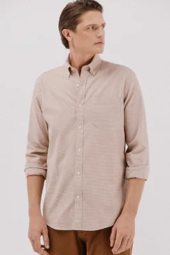 Hombre Cortefiel Camisas>Camisa twill cuadros