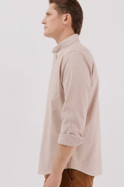 Hombre Cortefiel Camisas>Camisa twill cuadros