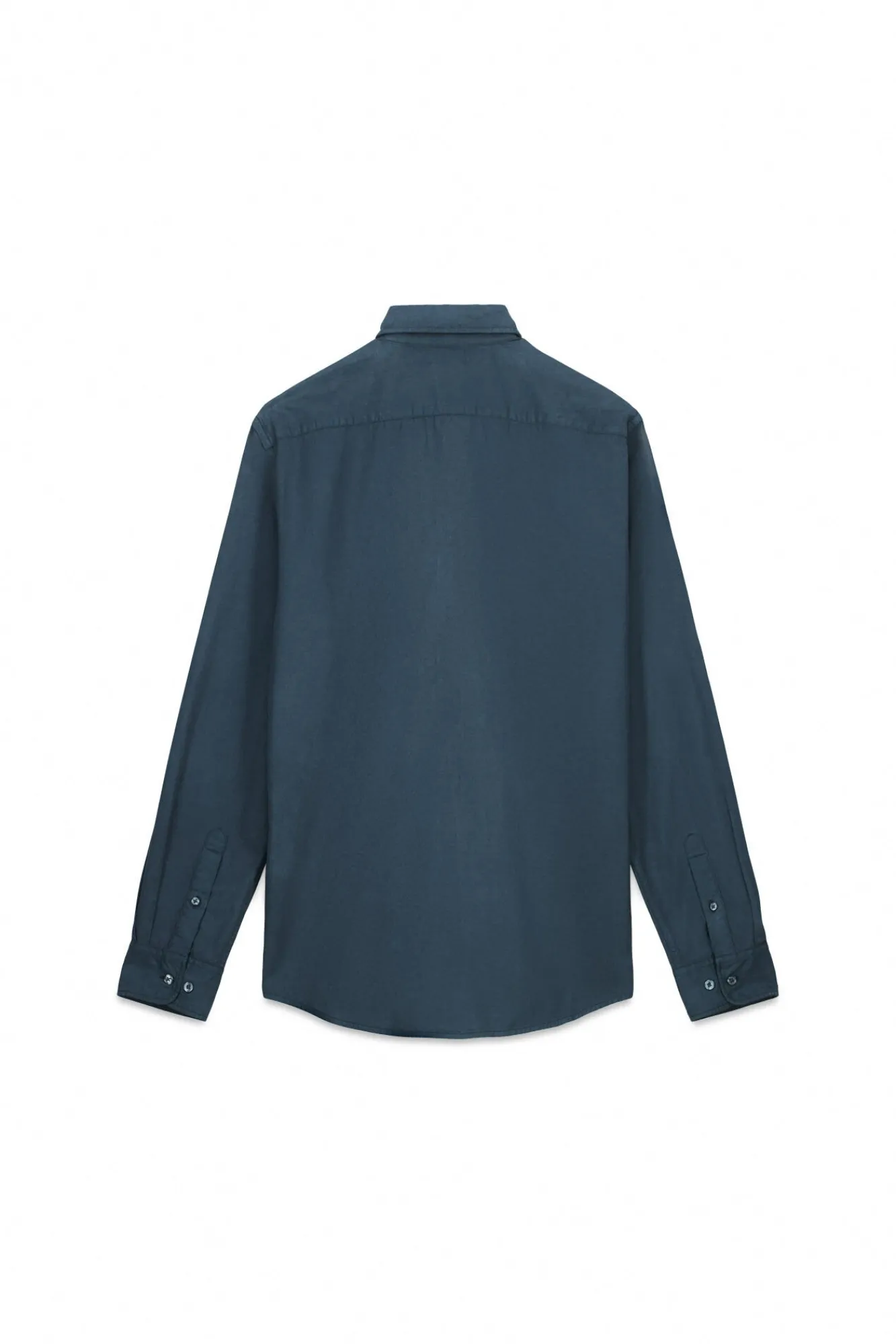 Hombre OOTO Camisas>Camisa twill liso tencel algodón