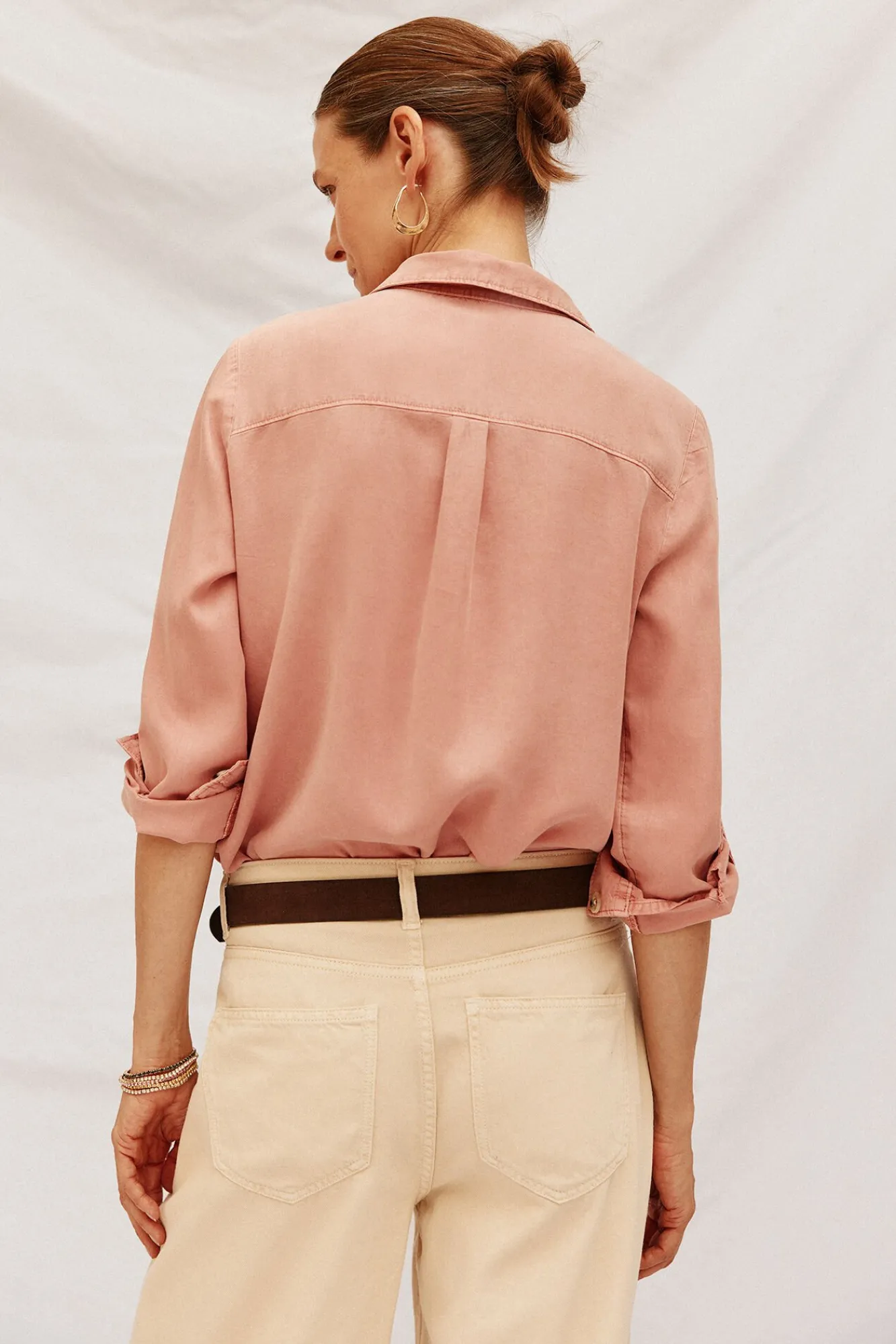 Mujer Cortefiel Blusas>camisa vaquera tencel