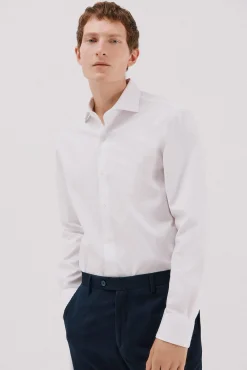 Hombre Cortefiel Camisas De Vestir|Camisas>Camisa vestir lisa fácil plancha