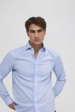Hombre Pedro del Hierro Camisas De Vestir|Camisas>Camisa vestir non iron y antimanchas lisa tailored fit