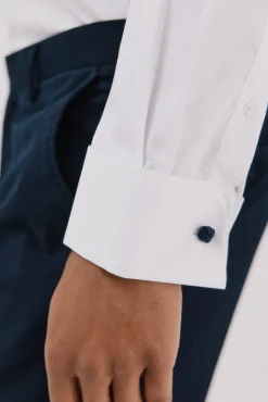 Hombre Cortefiel Camisas De Vestir|Camisas>Camisa vestir rayas algodón tencel