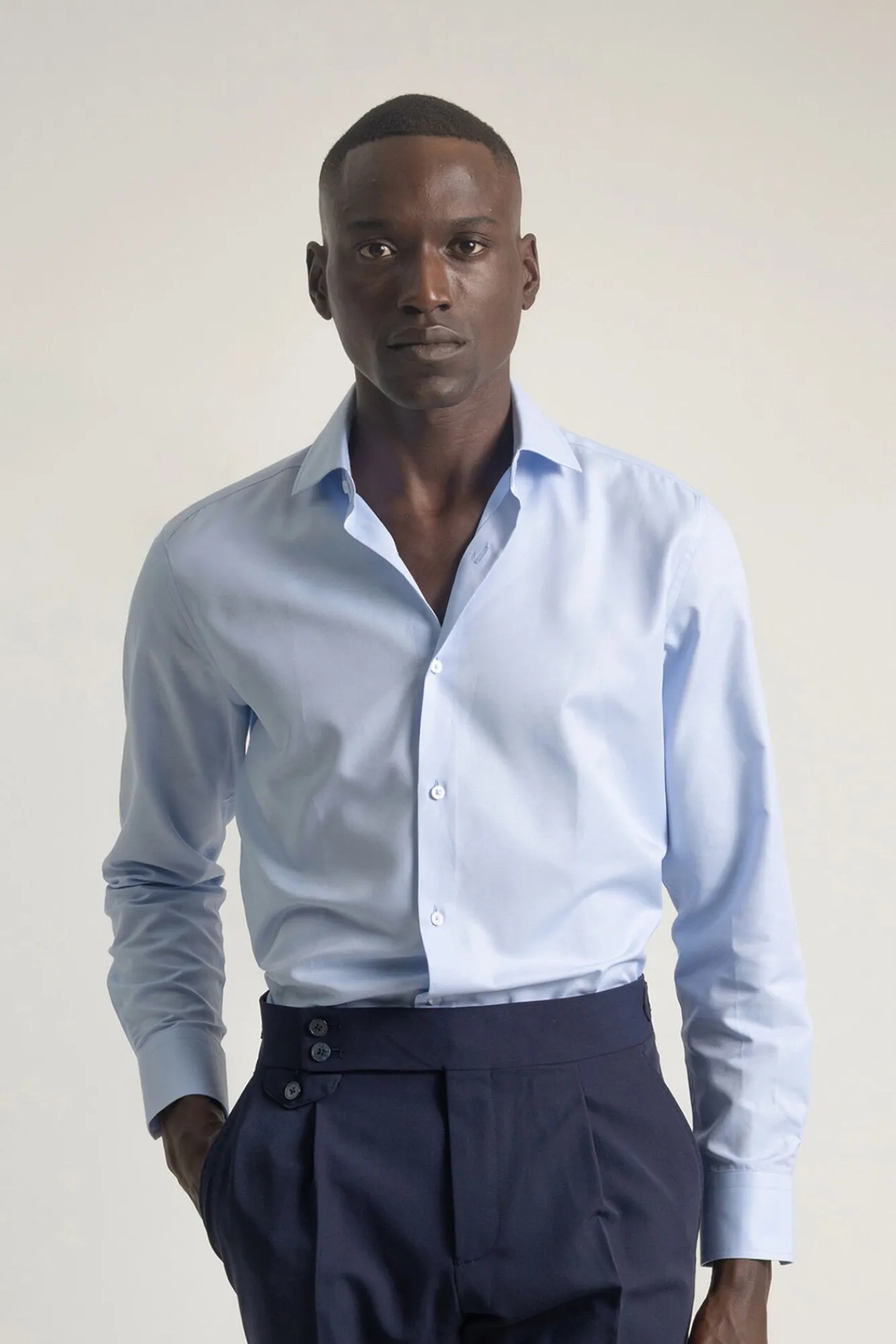 Hombre PuroEGO Camisas De Vestir|Camisas>Camisa vestir regular fit twill