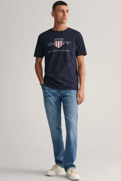 Hombre Gant Camisetas>Camiseta Archive Shield