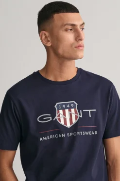 Hombre Gant Camisetas>Camiseta Archive Shield