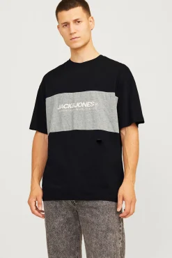 Hombre Jack & Jones Camisetas>Camiseta bicolor logo frontal