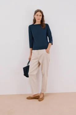 Mujer Cortefiel Camisetas>Camiseta básica barco