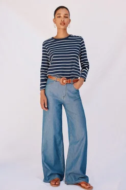 Mujer Cortefiel Camisetas>Camiseta básica botones dorados