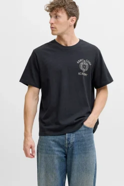 Hombre Jack & Jones Camisetas>Camiseta básica con estampado frontal