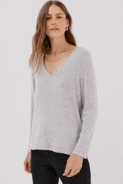 Mujer Cortefiel Camisetas>Camiseta básica cuello pico