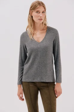 Mujer Cortefiel Camisetas>Camiseta básica cuello pico