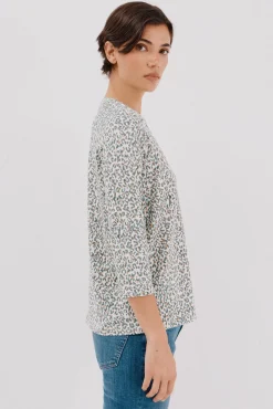 Mujer Cortefiel Camisetas>Camiseta básica escote mão