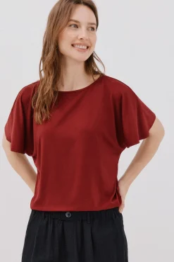 Mujer Cortefiel Camisetas>Camiseta básica fluida