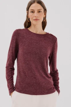 Mujer Cortefiel Camisetas>Camiseta caja botones