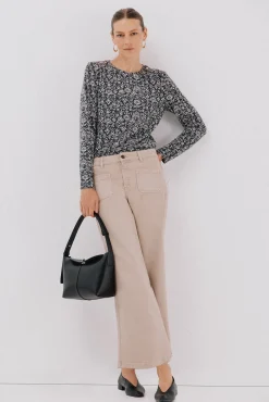 Mujer Cortefiel Camisetas>Camiseta caja botones